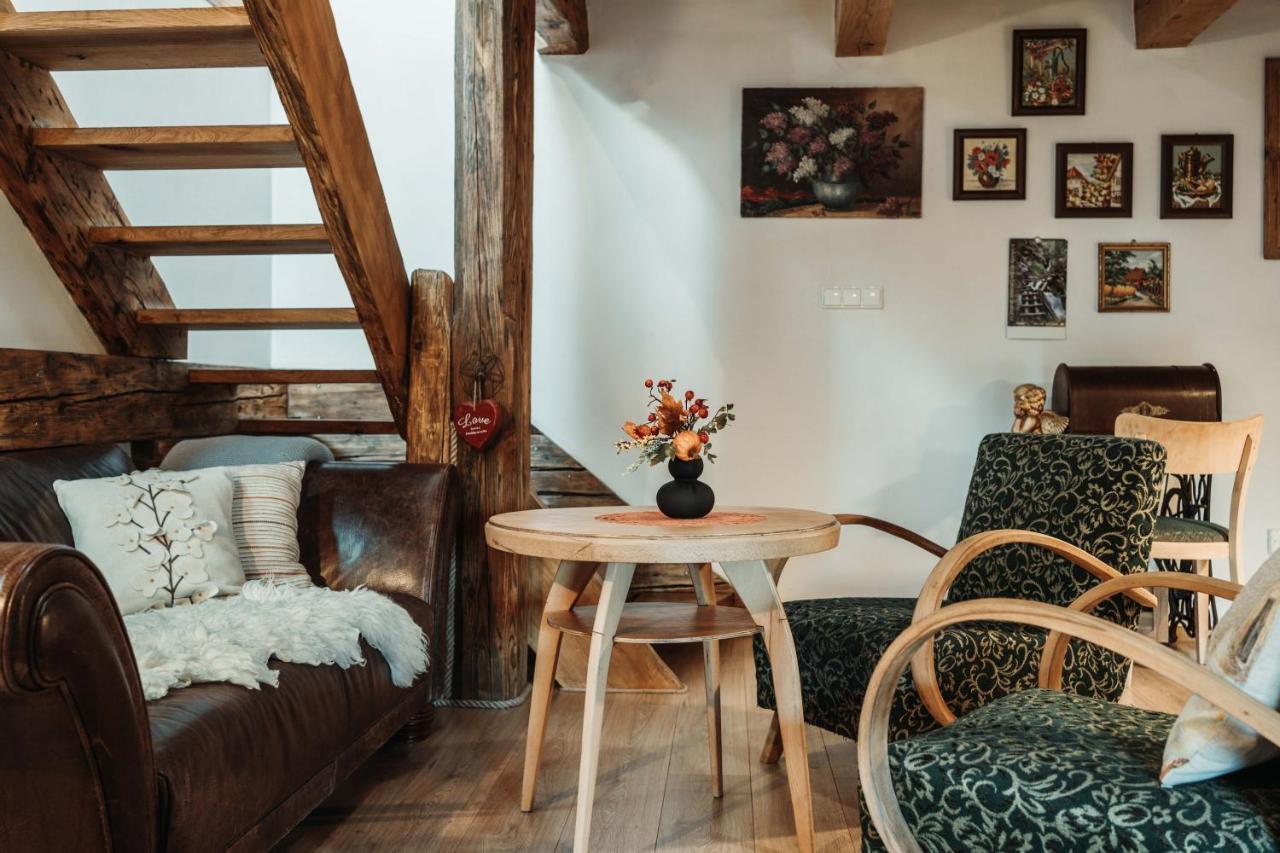 ČÁKYHO KÚRIA - mezonetový apartmán s krbom, fínskou a infrasaunou Smižany Exterior foto